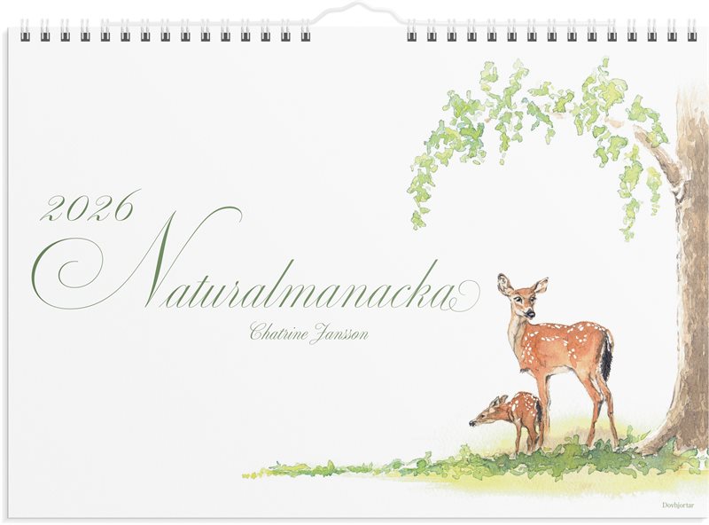 Väggkalender 2026 Naturalmanacka