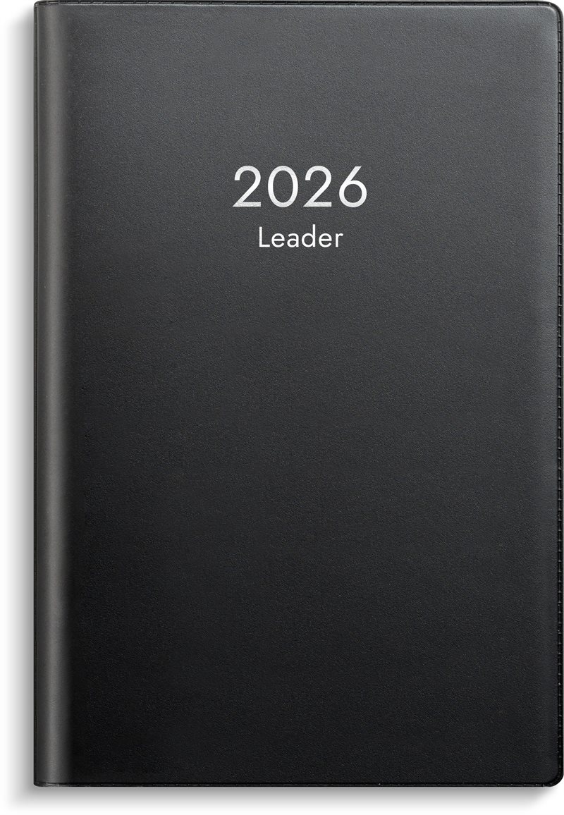 Kalender 2026 Leader svart plast