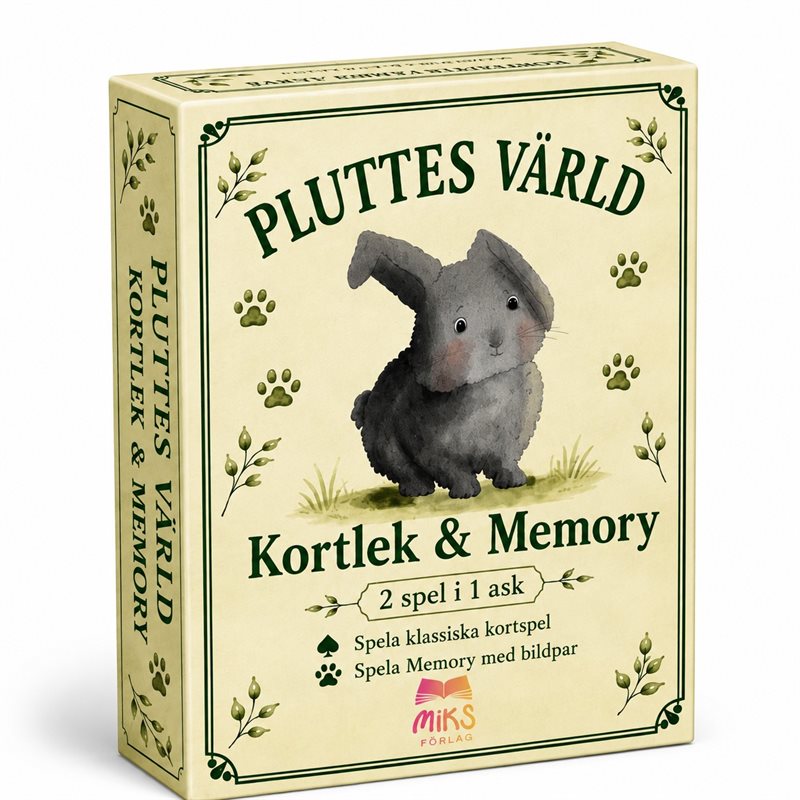 Pluttes Värld – Kortlek & Memory