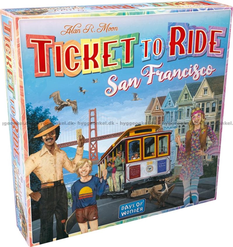 Spel Ticket to Ride: San Francisco - Svenska