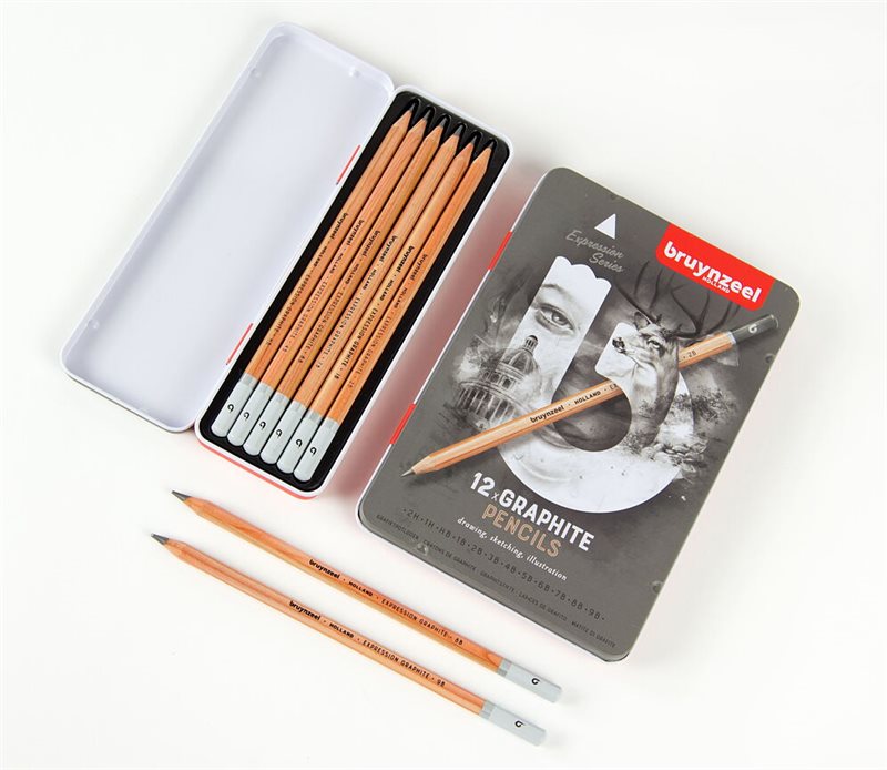 Bruynzeel Expression Graphite 12 / Bruynzeel Expression grafitpennor 12-pack
