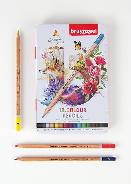 Bruynzeel Expression Colour 12 / Bruynzeel Expression färgpennor 12-pack