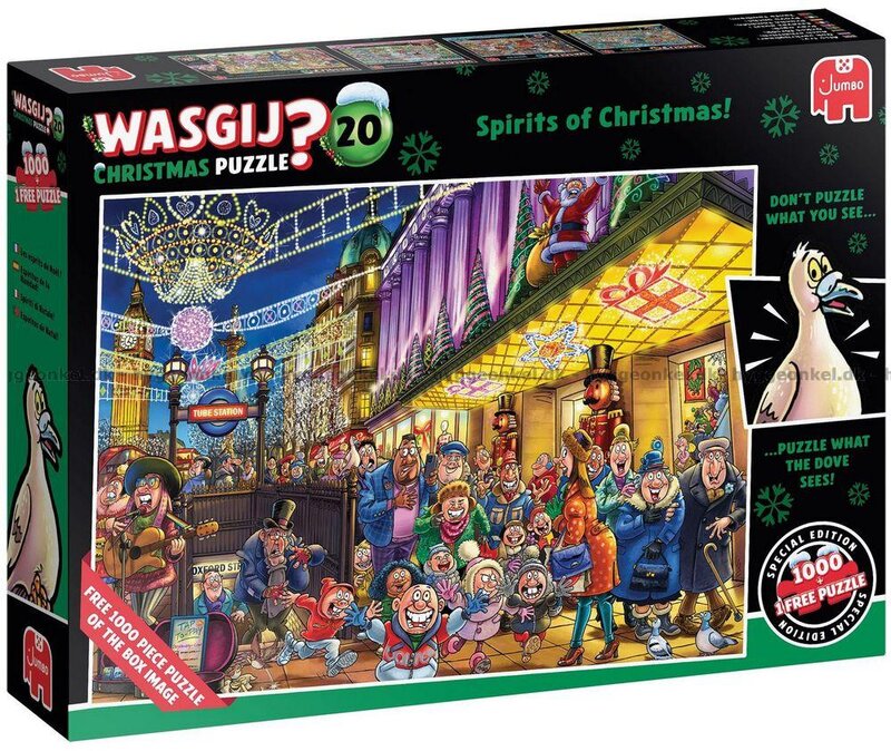 Pussel Wasgij Christmas 20- Spirits of Christmas 2*1000 bitar