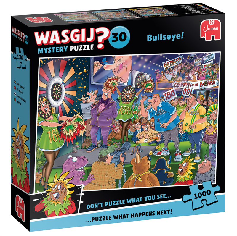 Pussel Wasgij Mystery 30 Bullseye! - 1000 Bitar