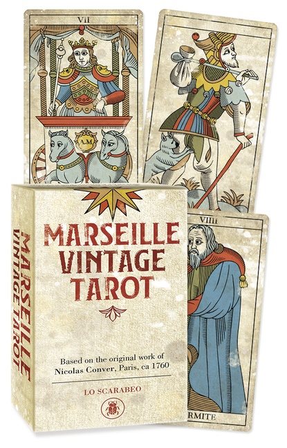 MARSEILLE VINTAGE TAROT (78-card deck & instruction booklet)