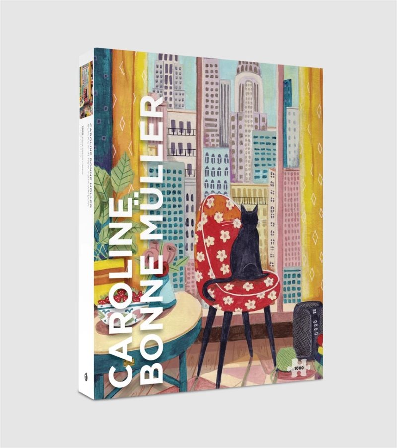 Caroline Bonne Müller: Black Cat in New York Window 1000-Piece Jigsaw Puzzle