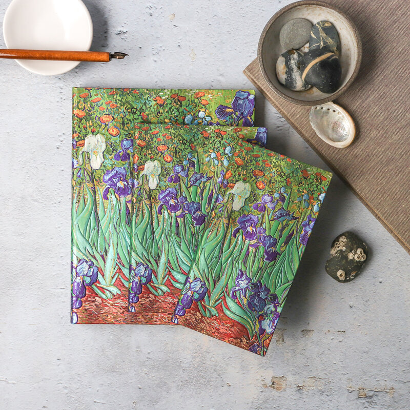 Paperblanks anteckningsbok Van Gogh Irises Ultra. Hård pärm