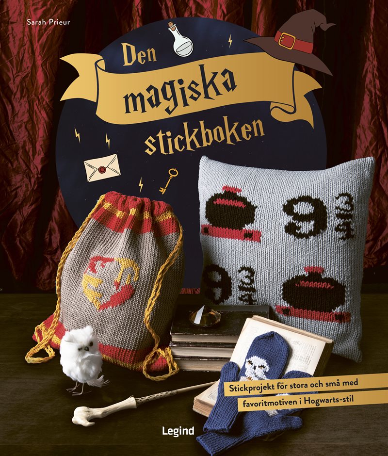 Den magiska stickboken : för alla Harry Potter-fans
