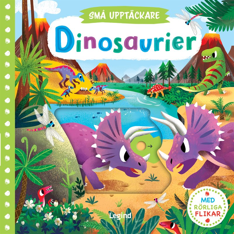 Dinosaurier - med rörliga flikar