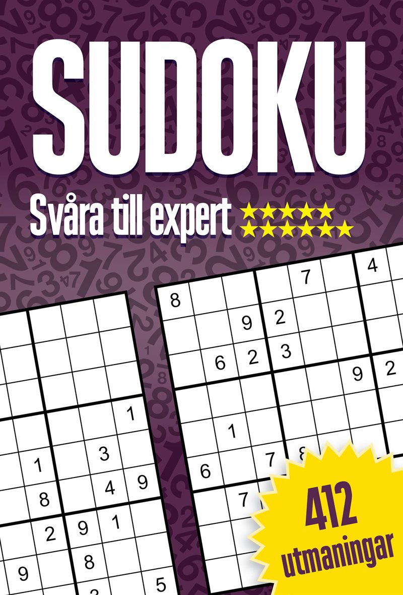 Sudoku : Svåra till expert, 412 utmaningar *****/******