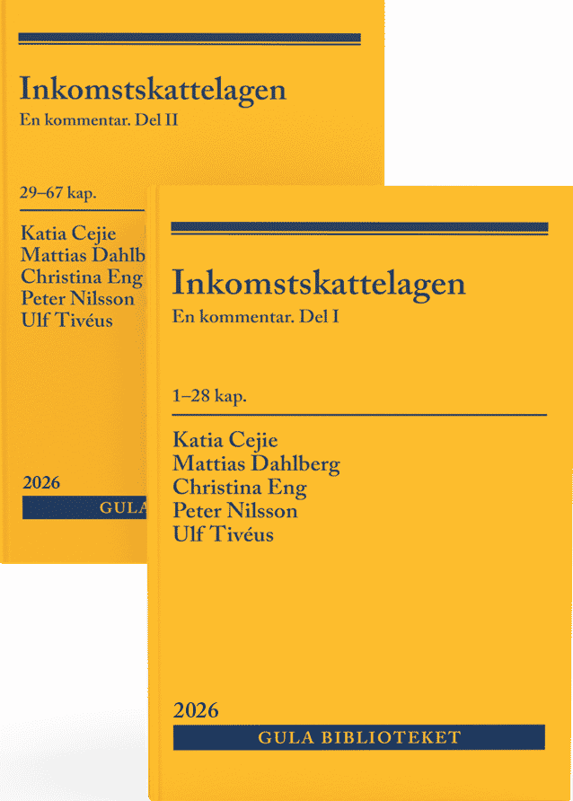 Inkomstskattelagen  : En kommentar. Del I och del II
