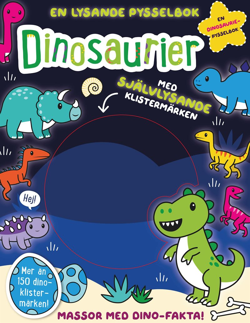 En lysande pysselbok Dinosaurier