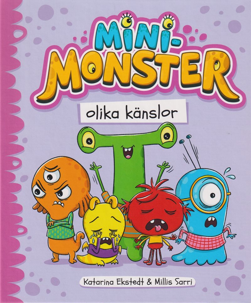 Minimonster olika känslor!