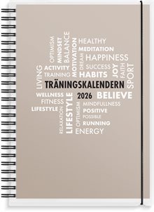 Kalender 2026 Träningskalendern A5 2i1