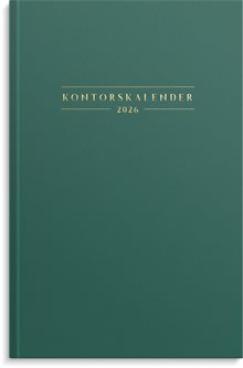 Kalender 2026 Kontorskalender grön