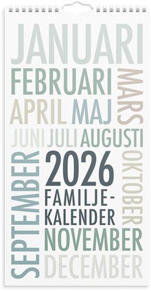 Familjekalender 2026 TrendArt