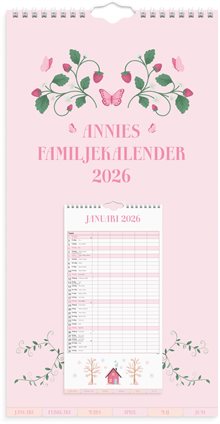Familjekalender 2026 Annies familj
