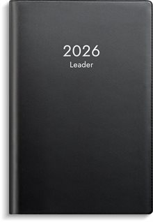 Kalender 2026 Leader svart plast
