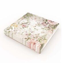 Kaffeservett 20p Rosor Beige