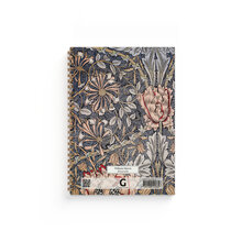 Anteckningsbok A5 William Morris Honeysuckle blå