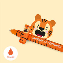 Erasable Gel Pens Tiger, orange bläck